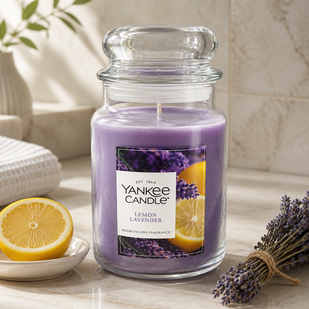 Lemon Lavender Large Candle
