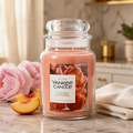 Peaches & Peonies Large Jar Candle