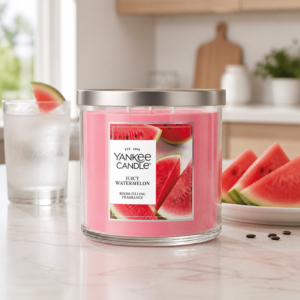 Juicy Watermelon 3 Wick Candle